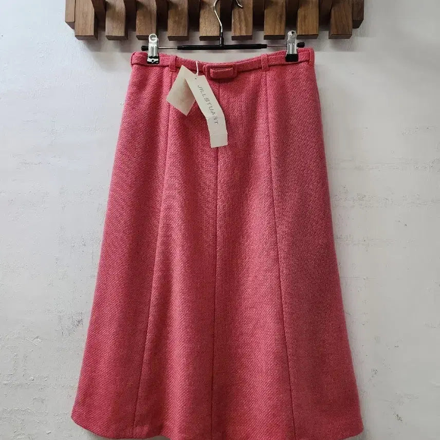 [BUNJANG] Jill Stuart Pink A-Line Skirt / 질스튜어트 핑크 A라인 스커트(새상품)