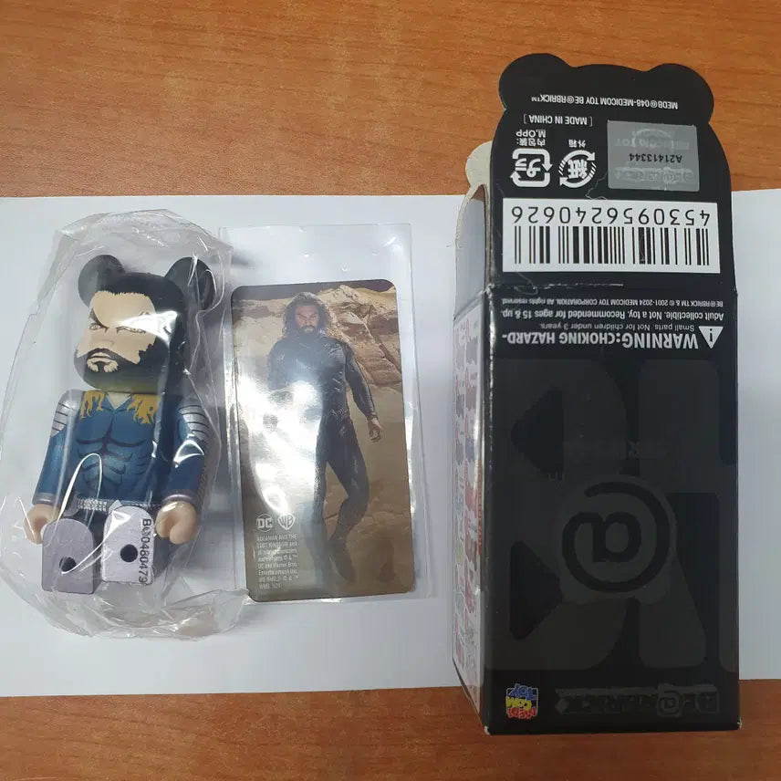 [BUNJANG] Bearbrick 48 Hero Aqua Man Figure / 베어브릭 48탄 히어로 정