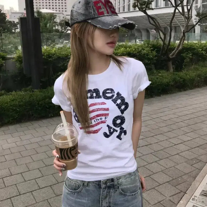 [BUNJANG] USA Gang Gang Shop T-shirt / usa 반팔티 갱갱샵