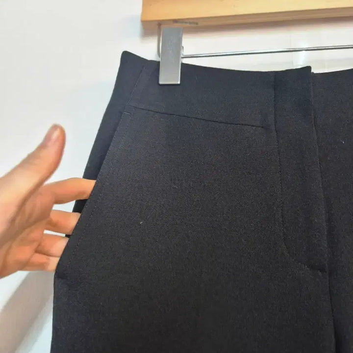 [BUNJANG] Black Wool Slacks / 시스템 여성 블랙 울 슬랙스 61-90