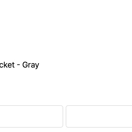 [BUNJANG] ODD DEPARTMENT Tailored Teba Jacket - Gray / (M) 오드디파트먼트 Tailored Teba Jacket - Gray