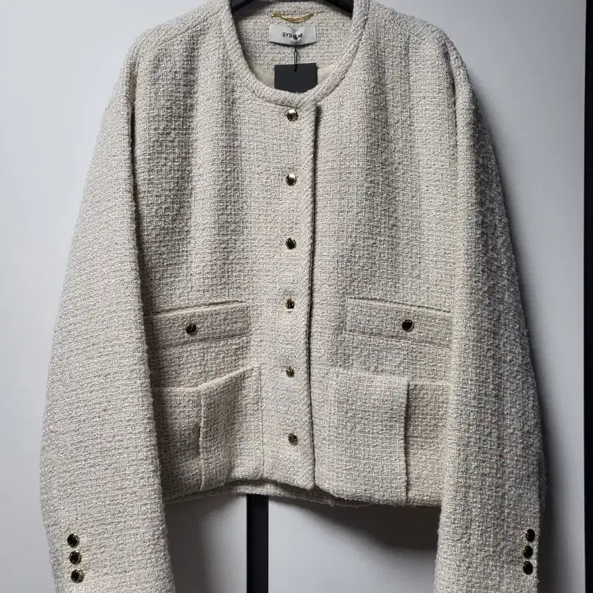 [BUNJANG] System Tweed Jacket / 시스템 트위드 자켓(사진 도용시 법적조치)