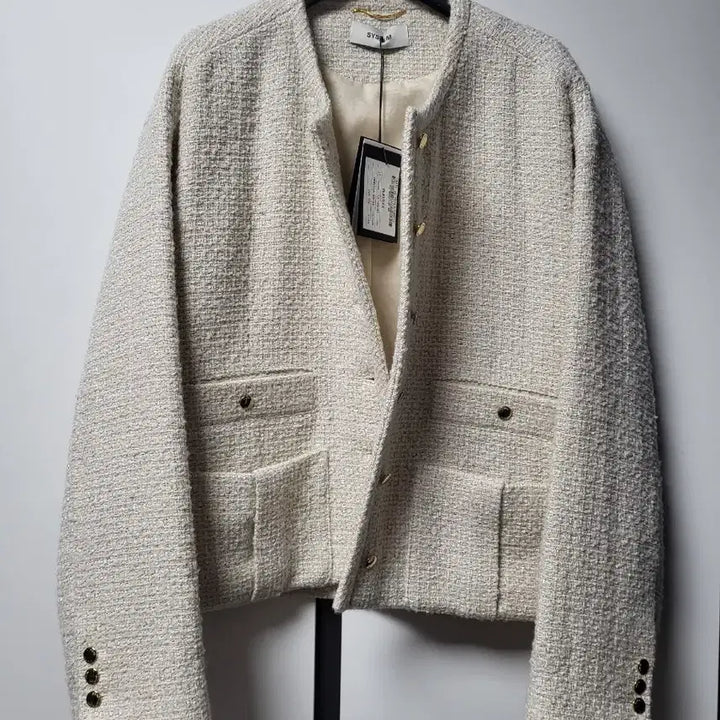 [BUNJANG] System Tweed Jacket / 시스템 트위드 자켓(사진 도용시 법적조치)