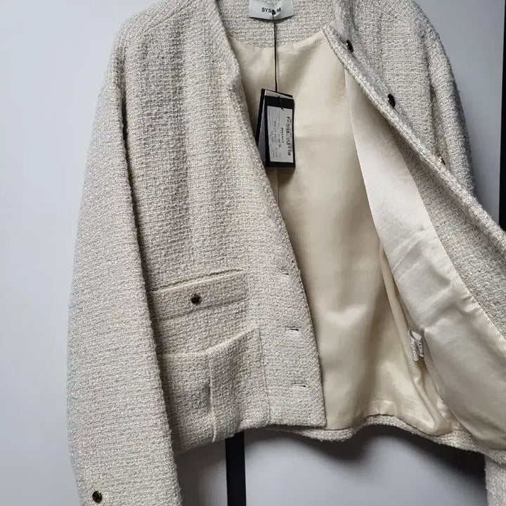 [BUNJANG] System Tweed Jacket / 시스템 트위드 자켓(사진 도용시 법적조치)