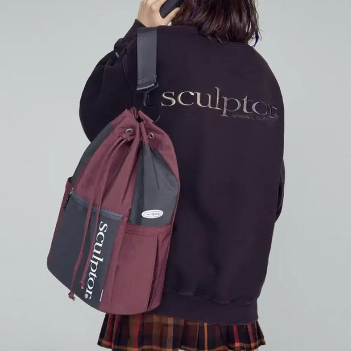 [BUNJANG] Sculptor Sling Bag Wine / 19FW 스컬프터 슬링백 와인