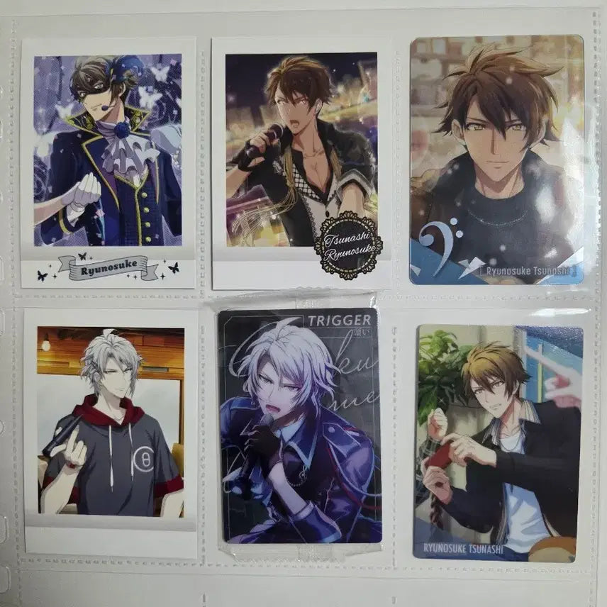 [BUNJANG] Idolish7 Gaku &amp; Ryunosuke Metal &amp; Wafers Card Bundle Set / 아이나나 가쿠, 류노스케 파샤,메탈,웨하스 카드