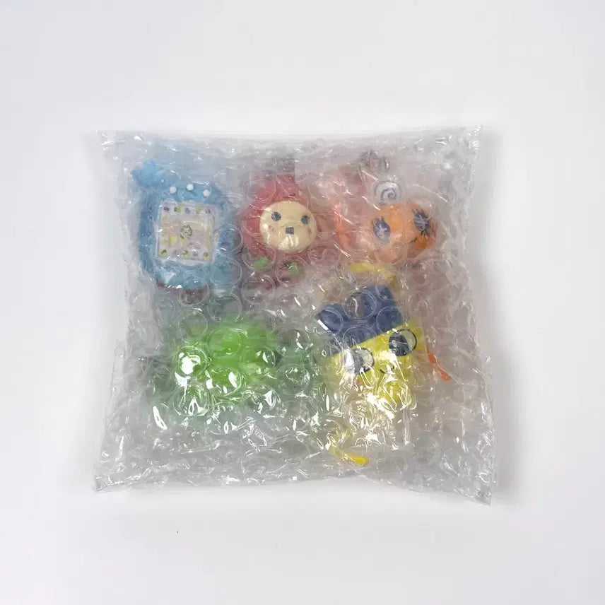 BUNJANG] Tamagotchi Colorful Multi Keyring Gachapon Guchipatchi