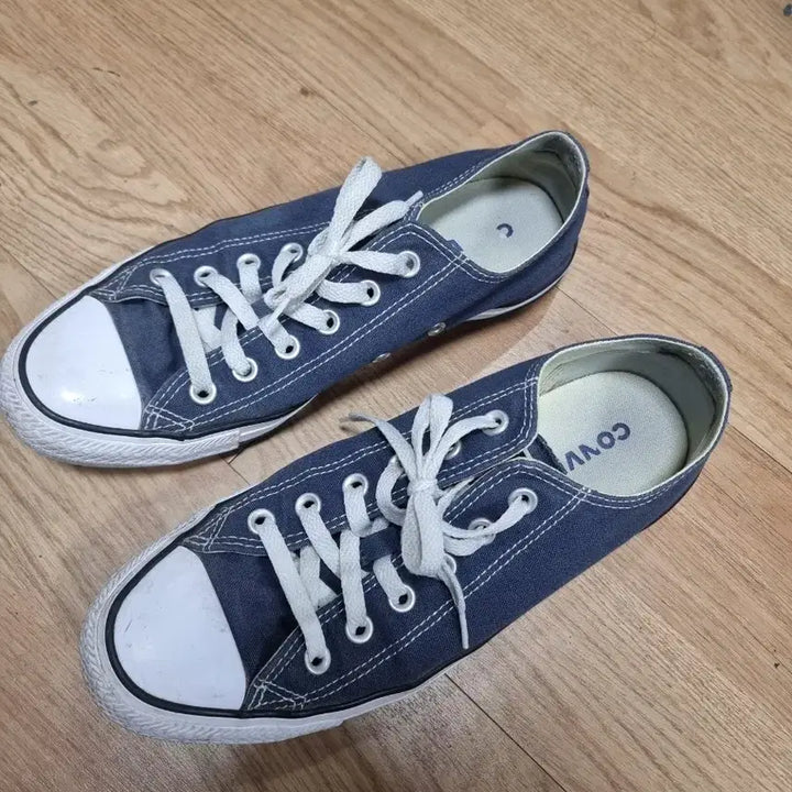 [BUNJANG] Converse Chuck Taylor Low All Star Classic Navy Sneakers / 260 컨버스 척테일러 로우 올스타 클래식 네이비