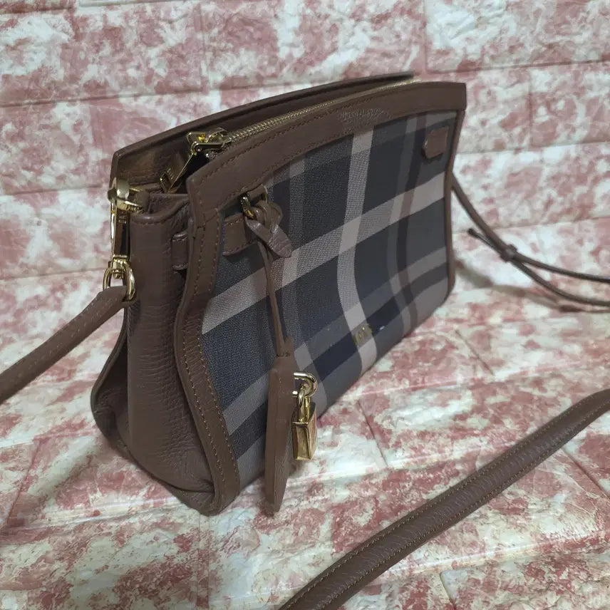 [BUNJANG] Daks Heritage Check Micro Crossbody Bag / 닥스 여자가방 헤리티지 체크 마이크로 크로스백 정품