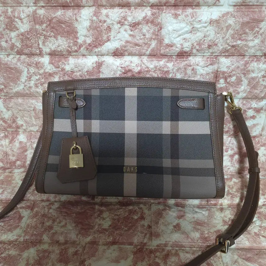 [BUNJANG] Daks Heritage Check Micro Crossbody Bag / 닥스 여자가방 헤리티지 체크 마이크로 크로스백 정품