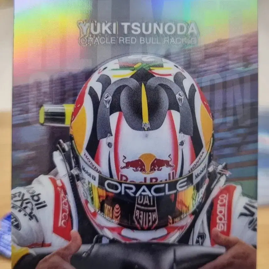 [BUNJANG] Topps Chrome Yuki Tsunoda Helmet Card / 2025 F1 탑스 크롬 유키 츠노다 헬멧 카드