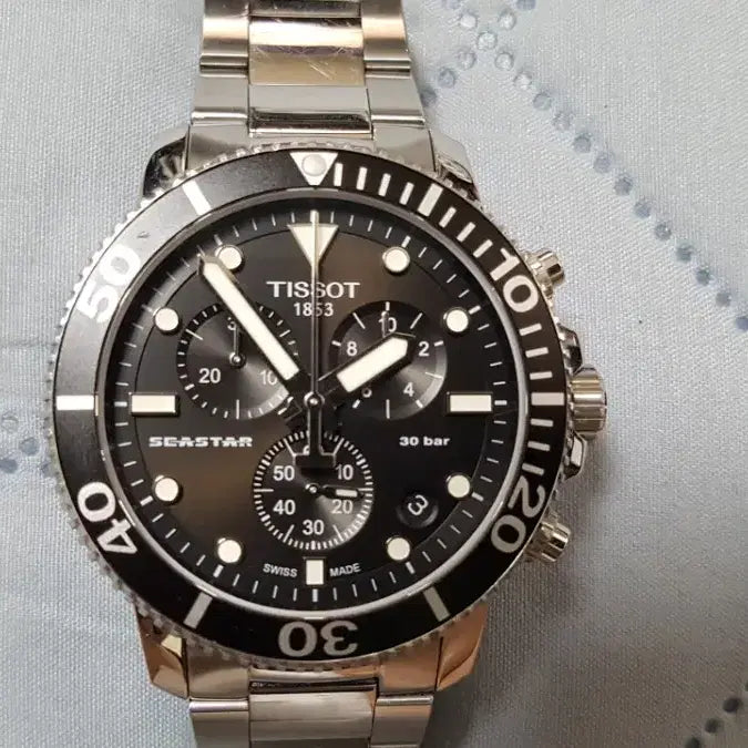[BUNJANG] Tissot SeaStar 1000 Chronograph Watch / 티쏘 씨스타1000 크로노 그래프