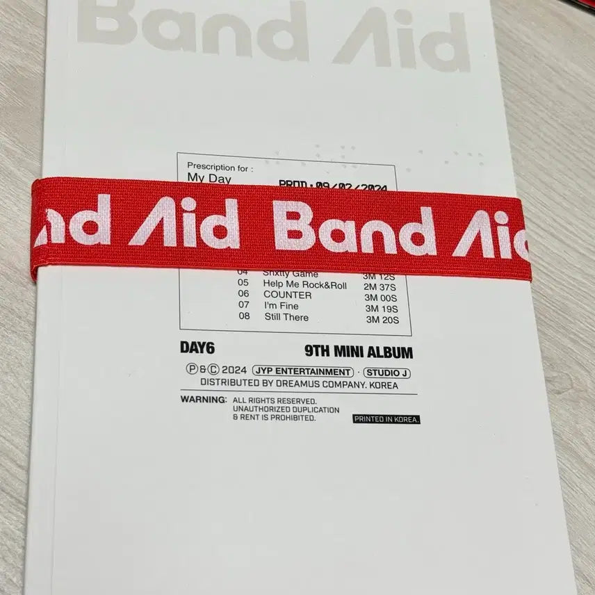 [SOLD OUT] 데이식스 밴드에이드 개봉 앨범 양도