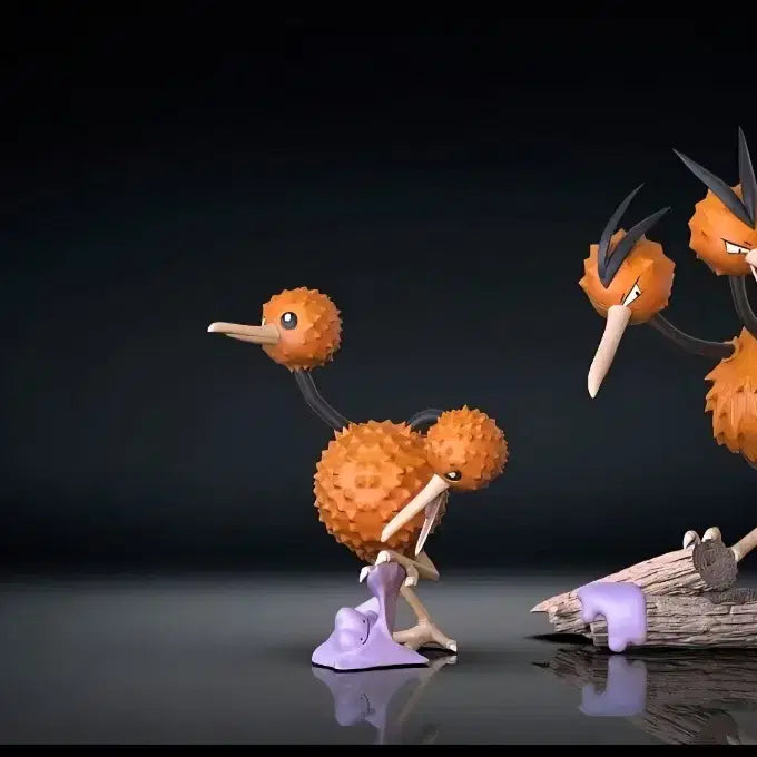 [BUNJANG] Remuzine Dodrio Pokemon Resin Statue / 리무진 두트리오 포켓몬 레진