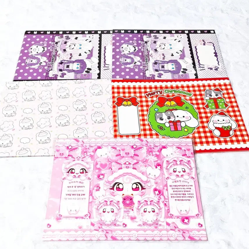 [BUNJANG] Wrapping Paper Bundle Set (A4 Size or Smaller) / 15배 일괄 a4보다 작은사이즈 랩지 랩핑지 5세트 포용 포용처분