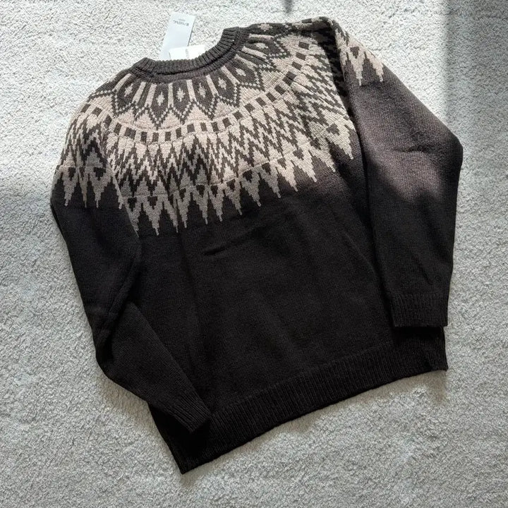 [BUNJANG] Bming by Beams Nordic Wool Knit Sweater / (새상품)Bming by Beams 빔즈 노르딕 울 니트