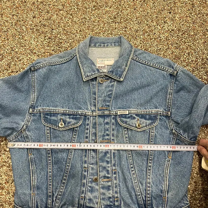 [BUNJANG] Guess Crop Denim Jacket / 391 게스 크롭 데님 청자켓 빈티지