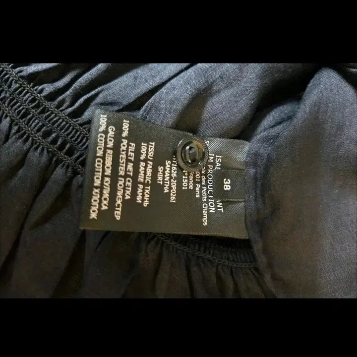 [BUNJANG] Isabel Marant Black Blouse / 이자벨마랑 블랙 블라우스