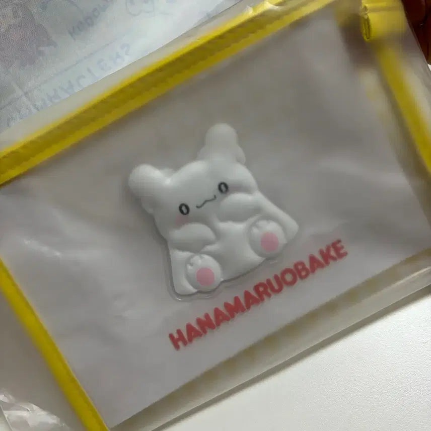 [BUNJANG] Hanamaru Obake Clear PVC Pouch / (미개봉) 일본정품 하나마루오바케 체크 투명 방수 PVC 클리어 파우치