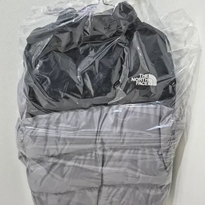 [BUNJANG] The North Face Nuptse Gray Black Padded Jacket L / 노스페이스 눕시 그레이 블랙 패딩 L/100