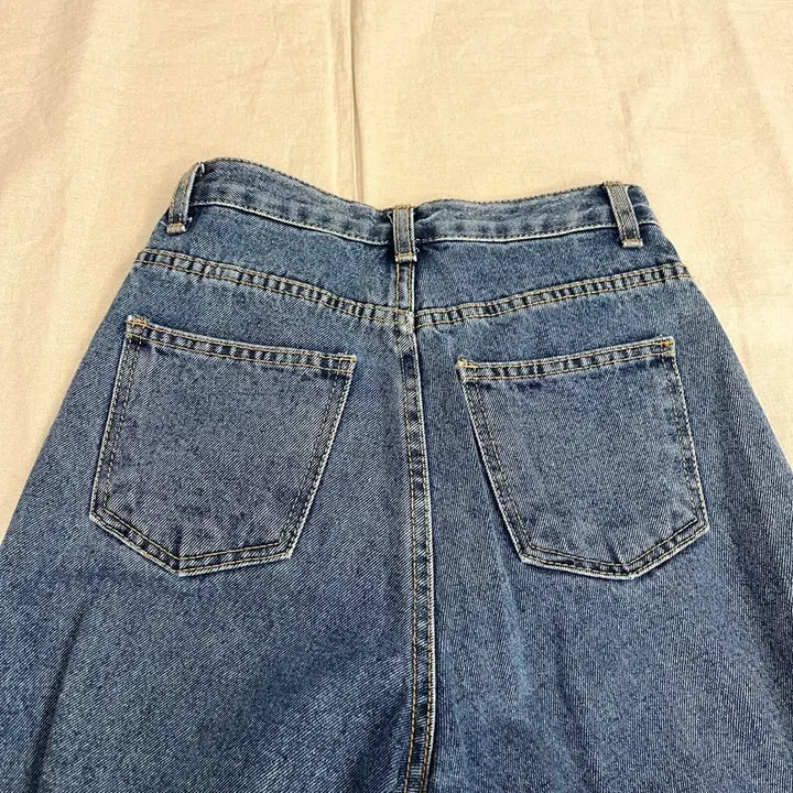 [BUNJANG] Straight-fit Jeans Set / (2벌세트) 일자핏 청바지 25사이즈