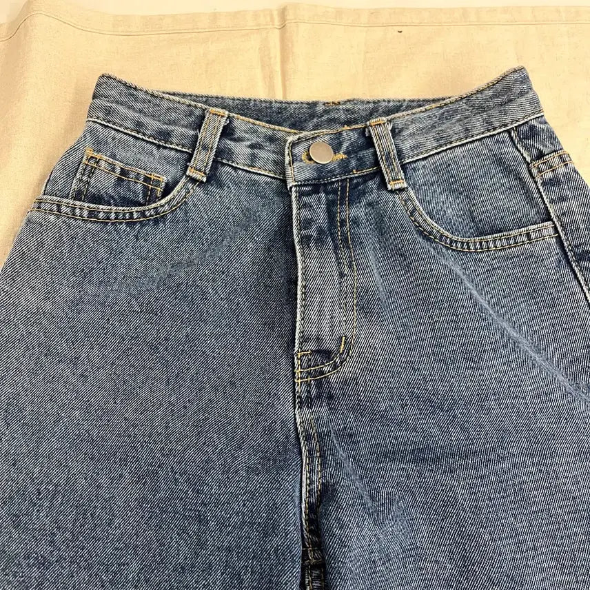 [BUNJANG] Straight-fit Jeans Set / (2벌세트) 일자핏 청바지 25사이즈