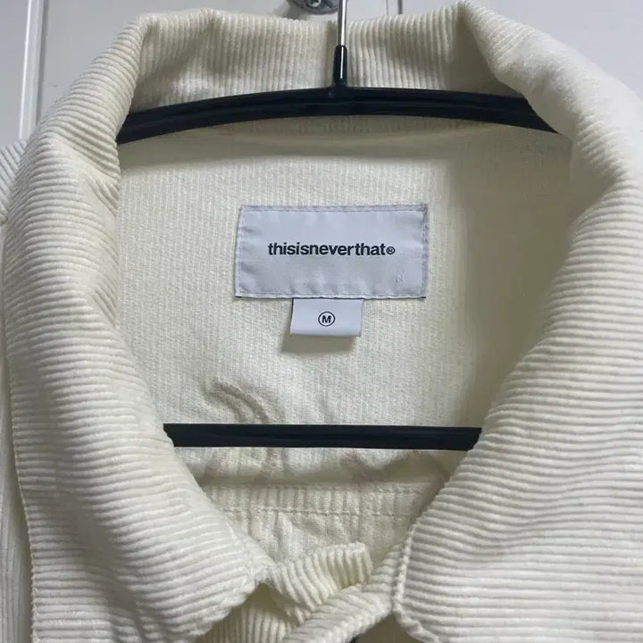 [BUNJANG] Thisisneverthat Corduroy Jacket Ivory M / Thisisneverthat 코듀로이 자켓 M 아이보리
