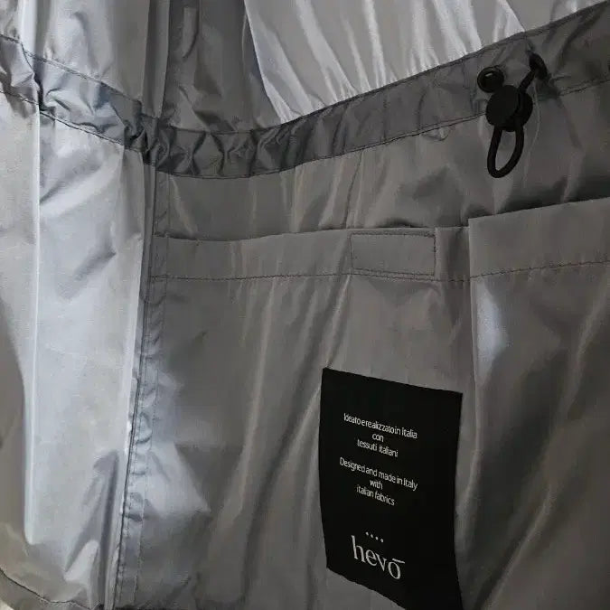[BUNJANG] HEVO Nylon Metal Hooded Safari Jacket / 이태리 HEVO 나일론 메탈 후드 사파리 국내105