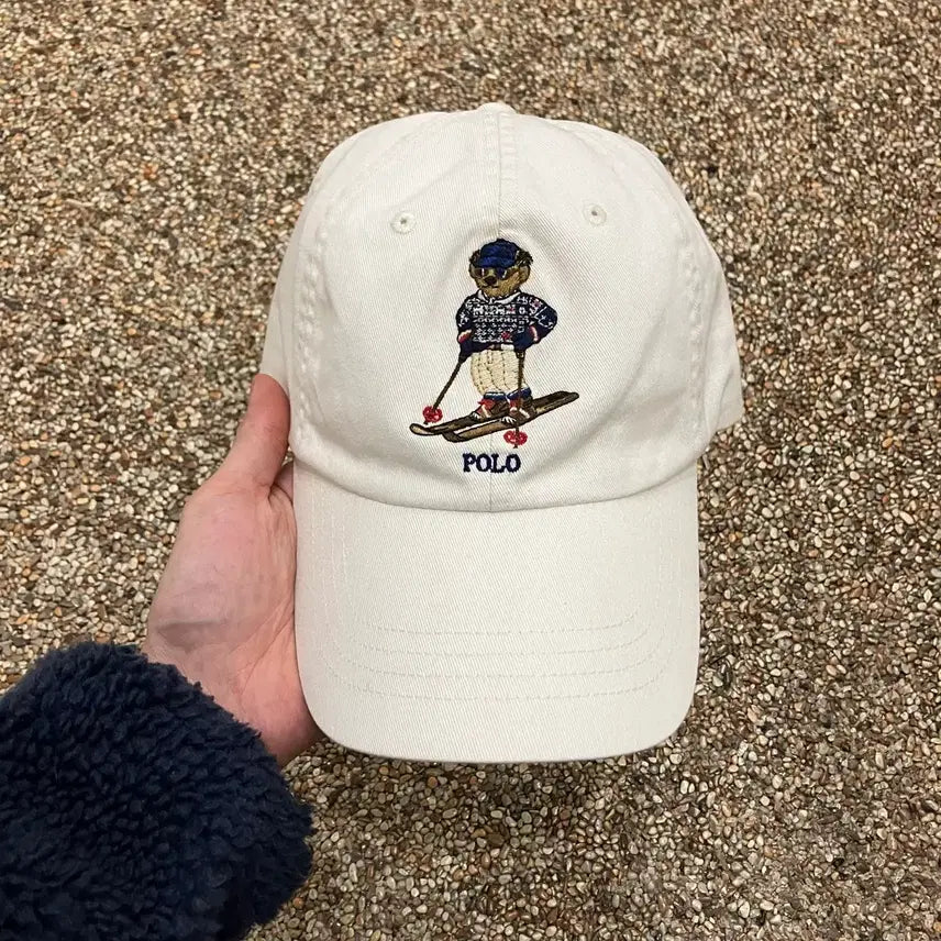 [BUNJANG] Polo Ski Bear Ball Cap / 340 폴로 스키 베어 볼캡 모자
