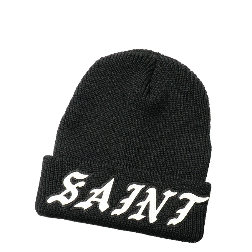[BUNJANG] Saint Michael Logo Knit Watch Cap / [새상품/F] 세인트미카엘 SAINT 로고 26SS 비니 와치캡 모자