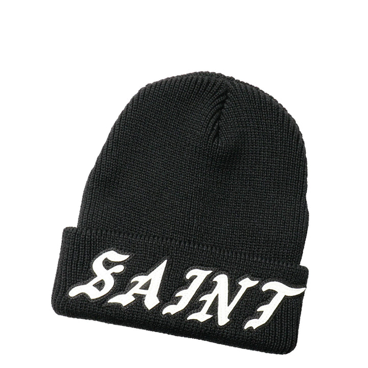 [BUNJANG] Saint Michael Logo Knit Watch Cap / [새상품/F] 세인트미카엘 SAINT 로고 26SS 비니 와치캡 모자