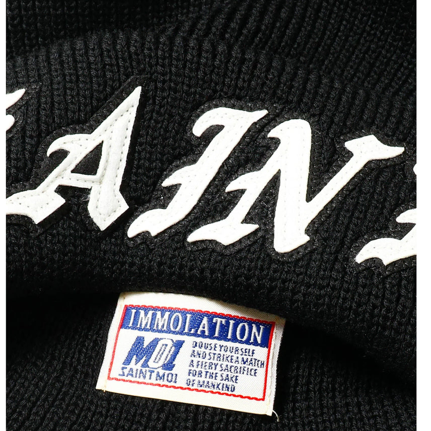 [BUNJANG] Saint Michael Logo Knit Watch Cap / [새상품/F] 세인트미카엘 SAINT 로고 26SS 비니 와치캡 모자