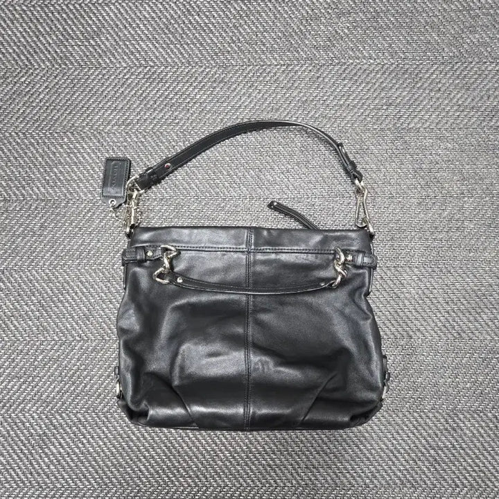 [BUNJANG] Coach Black Leather Tote Bag Shoulder Bag / 코치 COACH 토트백 숄더백