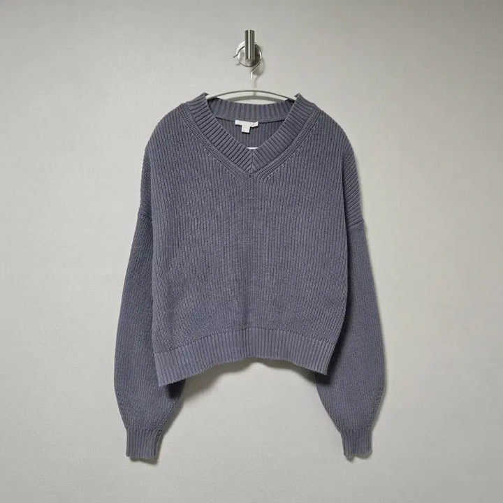 [BUNJANG] COS Cotton V-Neck Knit Sweater / 코스 코튼 브이넥 니트 / 여성 니트/ 여자 니트