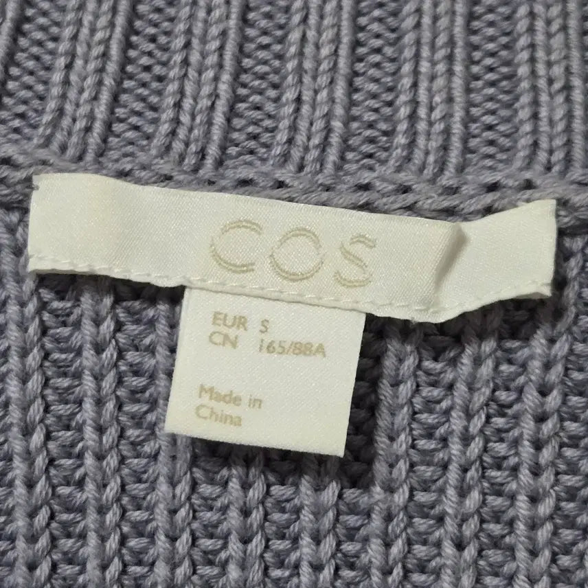 [BUNJANG] COS Cotton V-Neck Knit Sweater / 코스 코튼 브이넥 니트 / 여성 니트/ 여자 니트