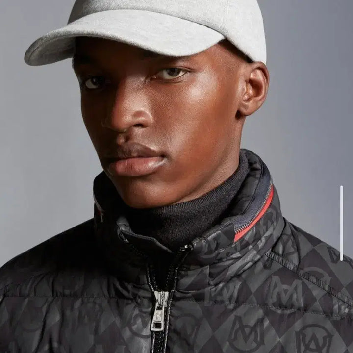 [BUNJANG] Moncler Fleece Baseball Cap Gray / 몽클레르 플리스 베이스볼캡 그레이