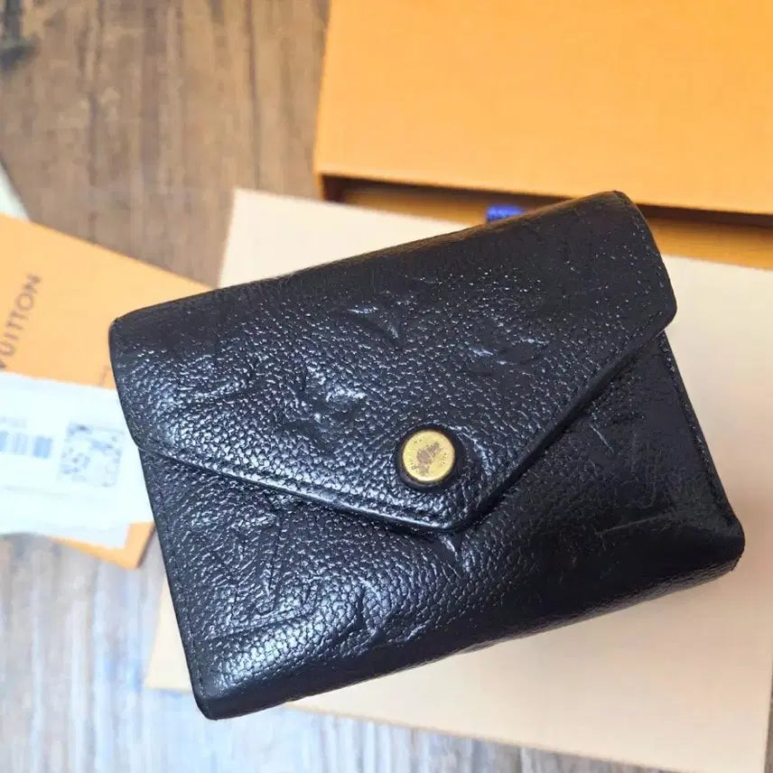 [BUNJANG] Louis Vuitton Victorine Wallet Empreinte Black / 루이비통 빅토린 월릿 앙프렝 블랙 풀셋