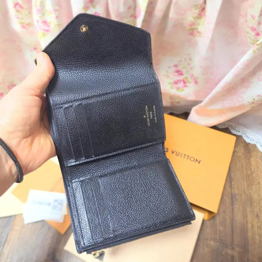 [BUNJANG] Louis Vuitton Victorine Wallet Empreinte Black / 루이비통 빅토린 월릿 앙프렝 블랙 풀셋