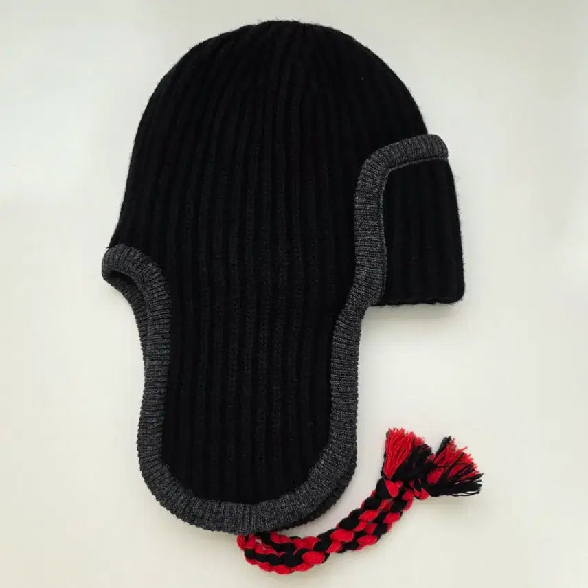 [BUNJANG] Spider Wool Knit Beanie Black / 스파이더 울 니트 방한모자 블랙