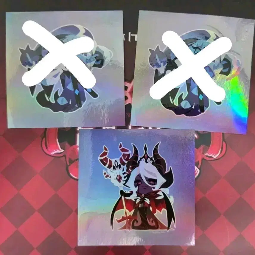 [BUNJANG] Cookie Run Kingdom Dark Enchantress Cookie 5th Anniversary Sticker / 쿠키런 킹덤 쿠킹덤 5주년 어둠마녀 쿠키 어마 스티커 판매