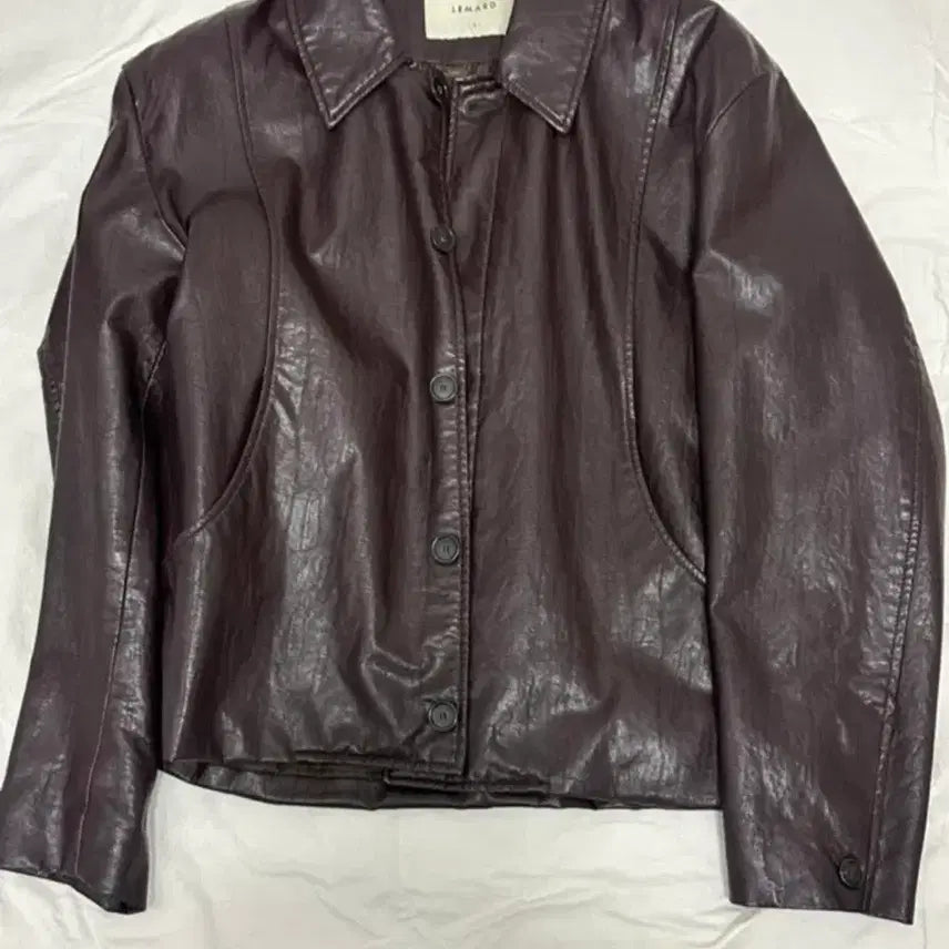 [BUNJANG] Lemard Brown Leather Jacket / 르마드 브라운 레더 자켓 2
