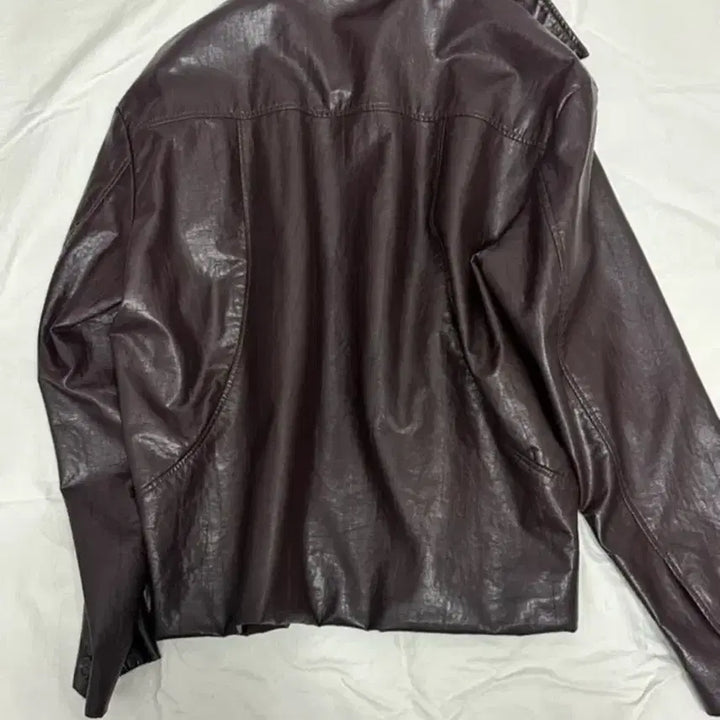 [BUNJANG] Lemard Brown Leather Jacket / 르마드 브라운 레더 자켓 2