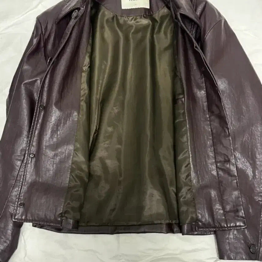 [BUNJANG] Lemard Brown Leather Jacket / 르마드 브라운 레더 자켓 2