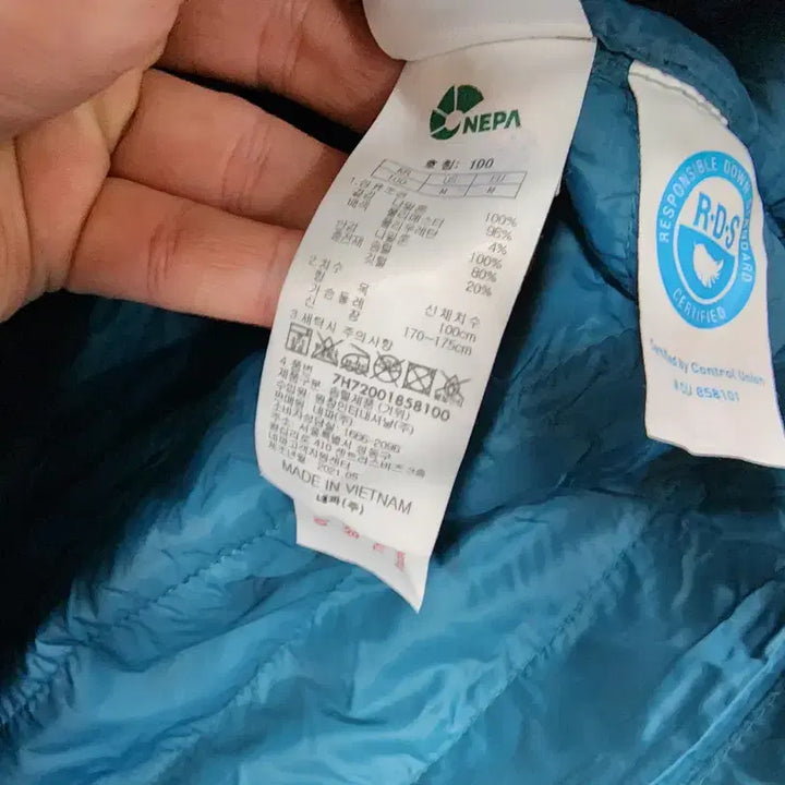 [BUNJANG] Nepa Goose Down Padded Jacket (Size 100) / 네파 정품 남성 구스다운 경량 패딩/100size/상태우수