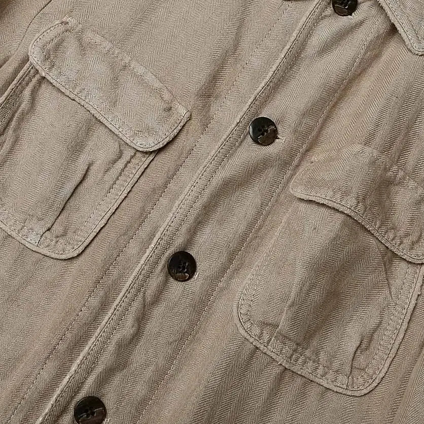 [BUNJANG] Lardini Linen Safari Jacket / 라르디니 [Lardini] 이태리 린넨 슬림 사파리 자켓 이탈리아 클래식