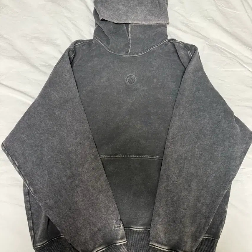 [BUNJANG] yiyae Marvle Washed Signet Hoodie Gray / yiyae Marvle Washed Signet Hoodie Gray