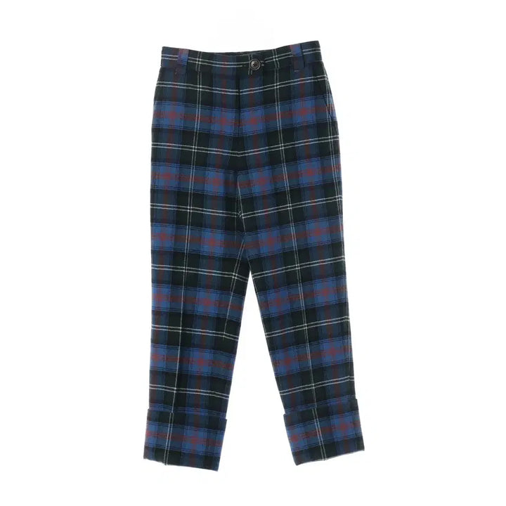 [BUNJANG] Vivienne Westwood Check Pattern Wool Pants / 비비안 웨스트우드 체크 패턴 울 팬츠