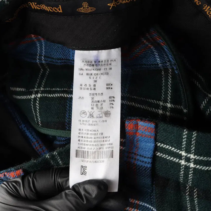 [BUNJANG] Vivienne Westwood Check Pattern Wool Pants / 비비안 웨스트우드 체크 패턴 울 팬츠
