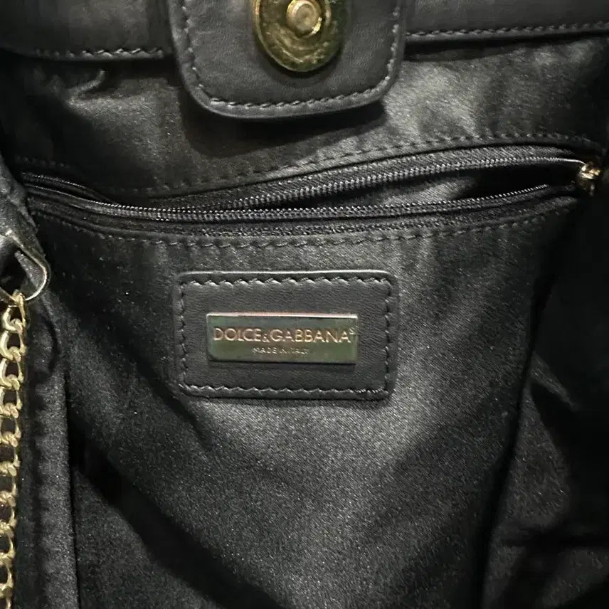 [BUNJANG] Dolce & Gabbana Leopard Print Chain Shoulder Bag / 돌체앤가바나 레오파드 체인 숄더백