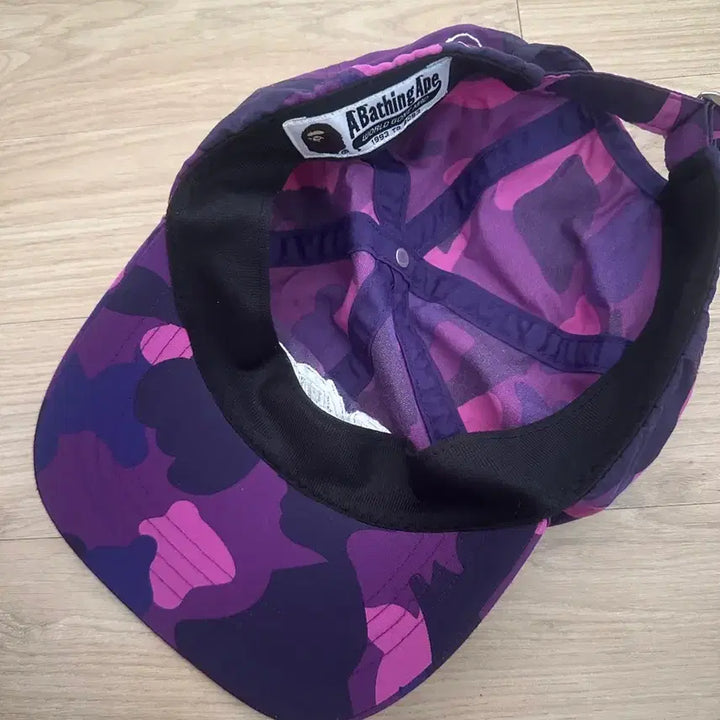 [BUNJANG] BAPE Purple Camo Ball Cap / 베이프 퍼플 카모 볼캡 모자